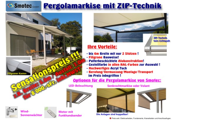 Die filigrane Pergola