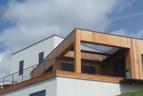 Lamellen-Pergola